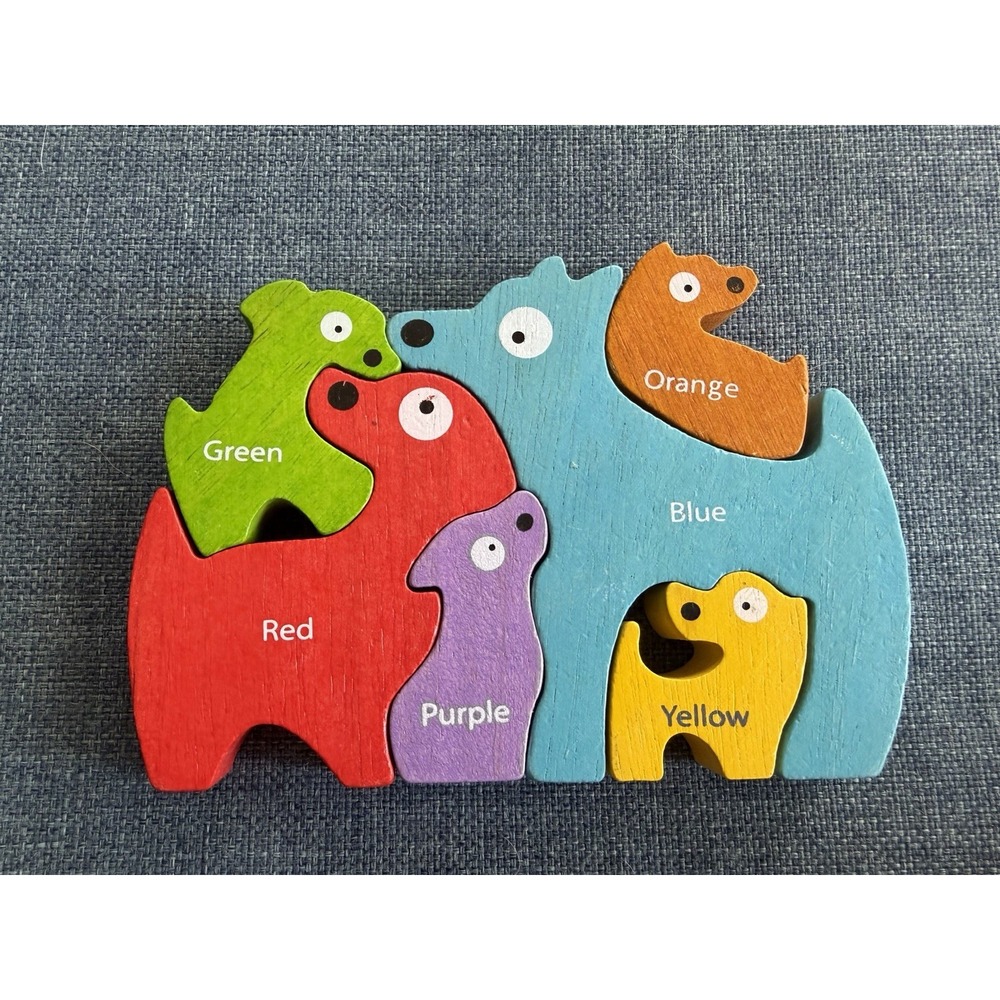 Begin Again Dog Family Bilingual Puzzle